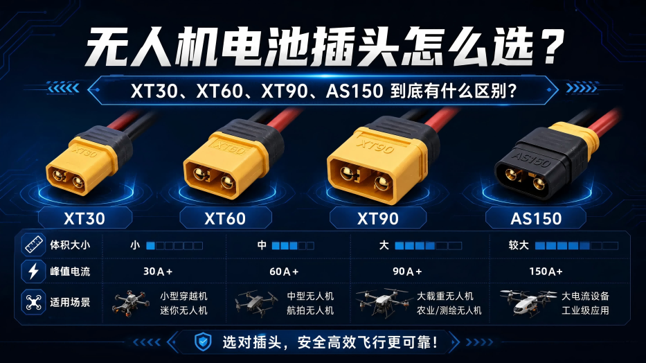 無人機(jī)電池插頭怎么選