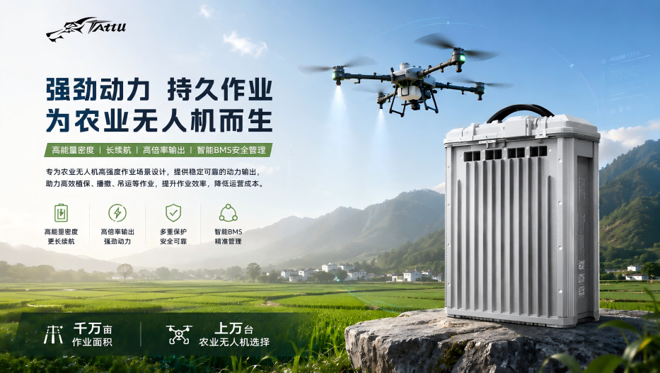 Tattu4.0智能無人機電池