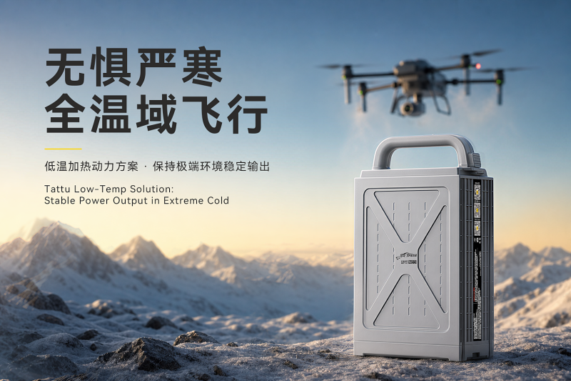 Tattu無人機(jī)低溫半固態(tài)電池方案