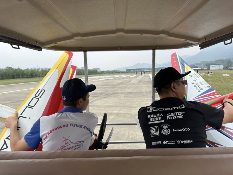 2026航空模型國(guó)際級(jí)遙控特技(F3A)  世界杯(中國(guó)商洛站)選手前往賽場(chǎng)